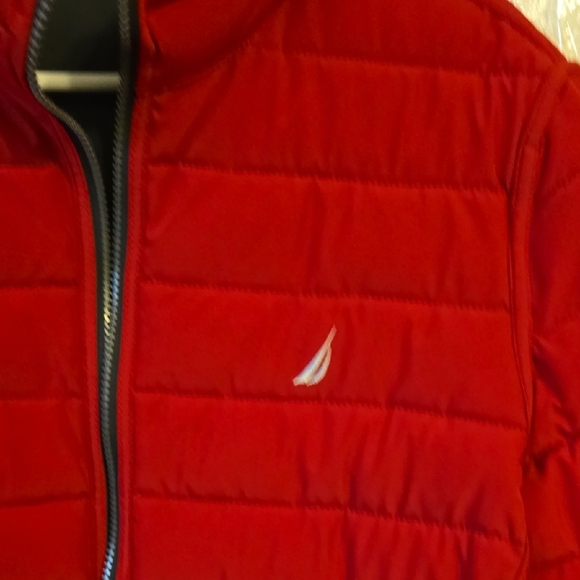 Nautica Vibrant Red Quilted Jacket - Picture 3 of 8